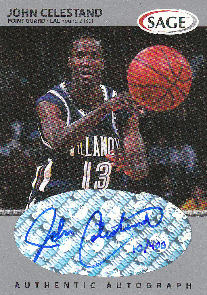 1999 SAGE Autographs Silver #A12 John Celestand/400