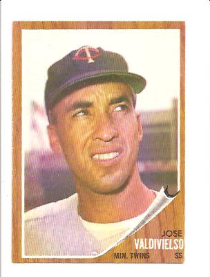 1962 Topps #339 Jose Valdivielso