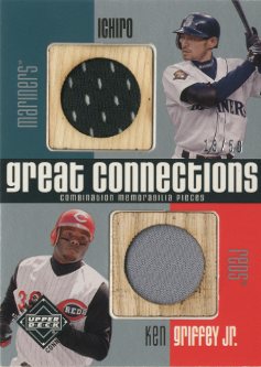 2002 Upper Deck Diamond Connection Great Connections #IG Ichiro Suzuki/Ken Griffey Jr.