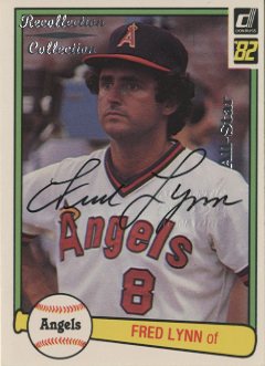 2002 Donruss Originals Recollection Autographs #57 Fred Lynn 82/1