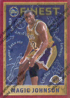 1995-96 Finest #252 Magic Johnson