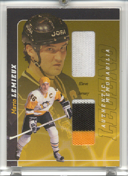 2000-01 BAP Signature Series Mario Lemieux Legend #LM2 Mario Lemieux Jsy/Glv