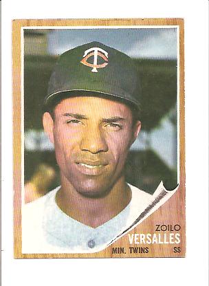 1962 Topps #499 Zoilo Versalles