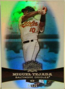2006 Topps Triple Threads Sapphire #33 Miguel Tejada
