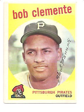1959 Topps #478 Roberto Clemente