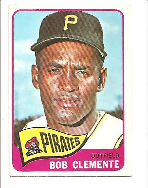 1965 Topps #160 Roberto Clemente UER (1960 Pittsburfh)