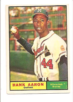 1961 Topps #415 Hank Aaron
