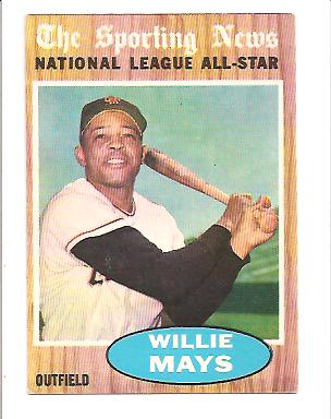 1962 Topps #395 Willie Mays AS