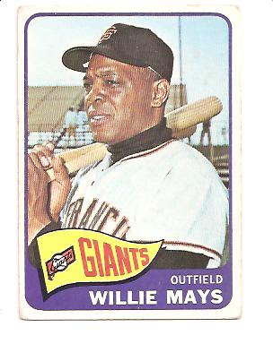 1965 Topps #250 Willie Mays
