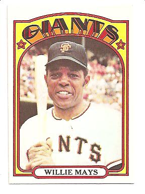 1972 Topps #49 Willie Mays