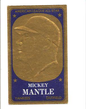 1965 Topps Embossed #11 Mickey Mantle