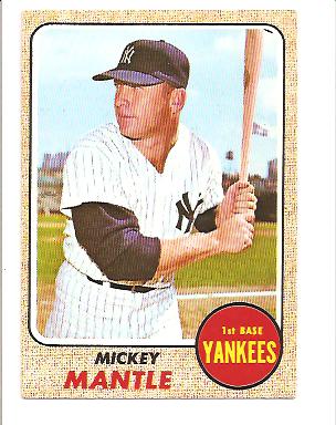 1968 Topps #280 Mickey Mantle