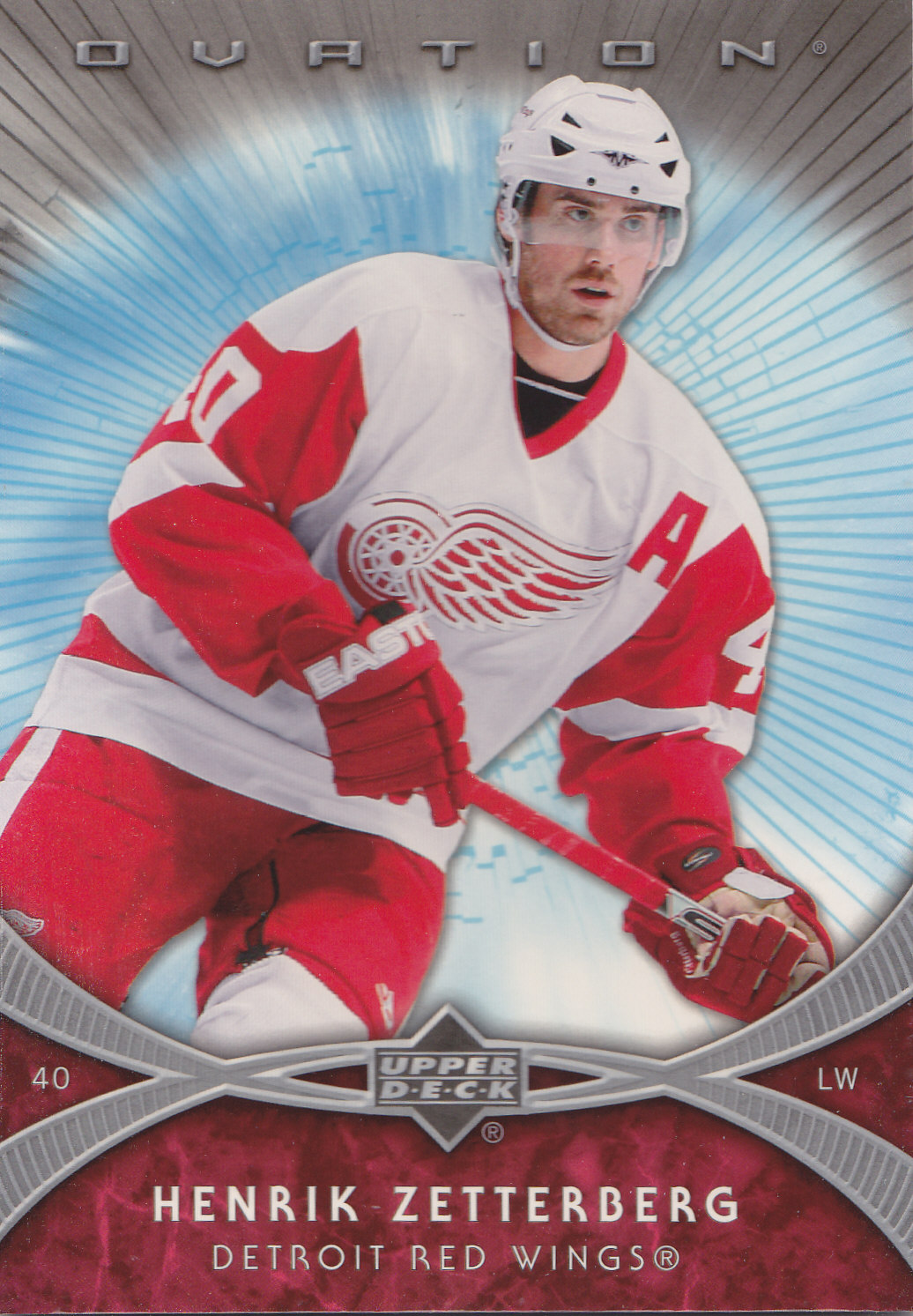 2007-08 Upper Deck Ovation 3x5s XL17 HENRIK  ZETTERBERG