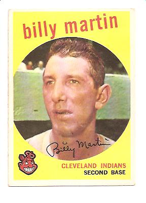 1959 Topps #295 Billy Martin