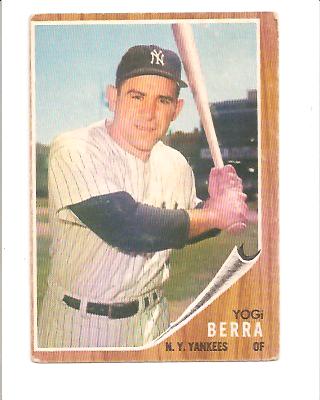 1962 Topps #360 Yogi Berra