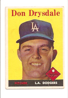1958 Topps #25 Don Drysdale
