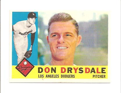 1960 Topps #475 Don Drysdale