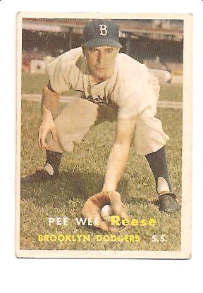 1957 Topps #30 Pee Wee Reese