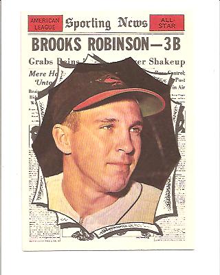 1961 Topps #572 Brooks Robinson AS