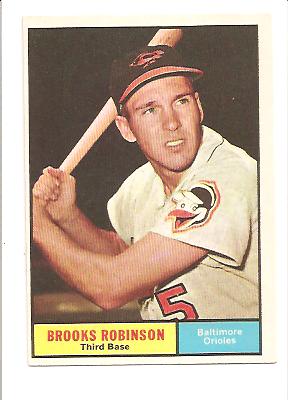 1961 Topps #10 Brooks Robinson