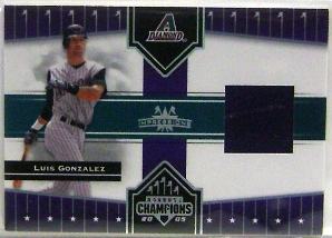2005 Donruss Champions Impressions Material #139 Luis Gonzalez Jsy T2