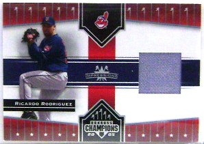 2005 Donruss Champions Impressions Material #149 R.Rod Indians Pants T2