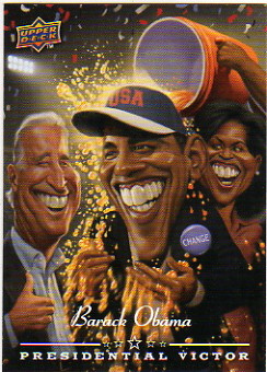 2008 Upper Deck Presidential Predictors #PV1 Barack Obama Victor