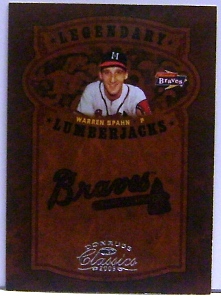 2005 Donruss Classics Legendary Players #47 Warren Spahn