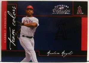 2005 Donruss Classics Team Colors #11 Garret Anderson