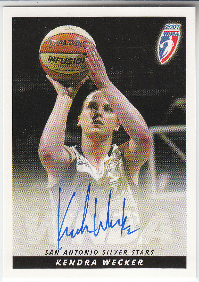 2007 WNBA Autographs #29 Kendra Wecker
