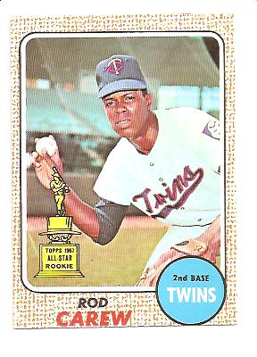 1968 Topps #80 Rod Carew