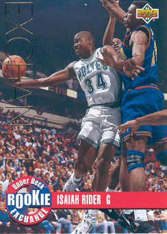 1993-94 Upper Deck Rookie Exchange Gold #RE5 Isaiah Rider