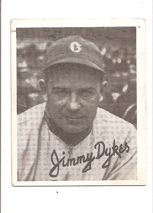 1936 Goudey Black and White #12 Jimmy Dykes