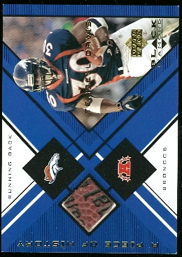 1999 Black Diamond A Piece of History #TD Terrell Davis H