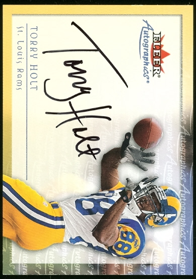2000 Fleer Tradition Autographics #69 Torry Holt