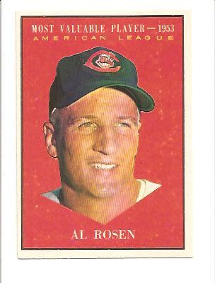 1961 Topps #474 Al Rosen MVP