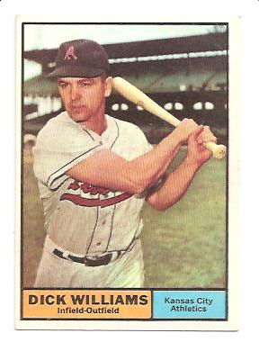 1961 Topps #8 Dick Williams