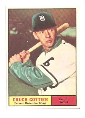 1961 Topps #13 Chuck Cottier