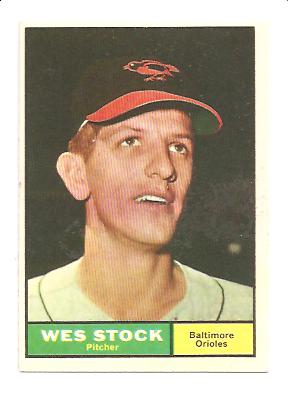 1961 Topps #26 Wes Stock