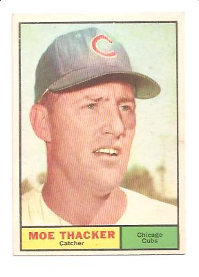 1961 Topps #12 Moe Thacker