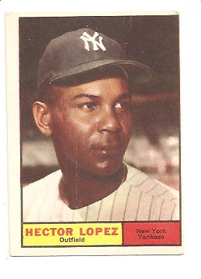 1961 Topps #28 Hector Lopez