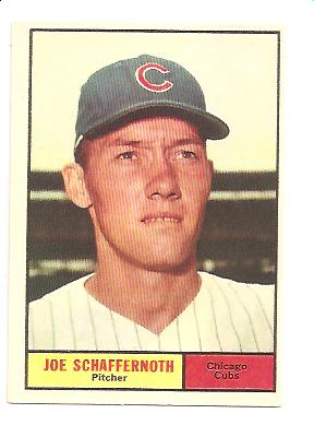 1961 Topps #58 Joe Schaffernoth RC