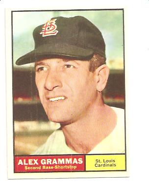 1961 Topps #64 Alex Grammas