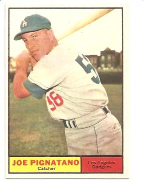 1961 Topps #74 Joe Pignatano