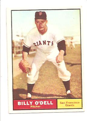 1961 Topps #96 Billy O'Dell