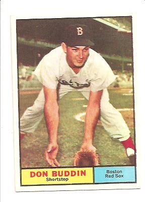 1961 Topps #99 Don Buddin UER/(66 HR's)