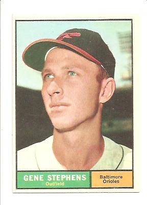 1961 Topps #102 Gene Stephens