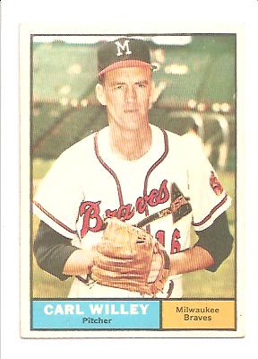 1961 Topps #105 Carl Willey