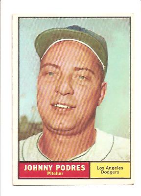 1961 Topps #109 Johnny Podres