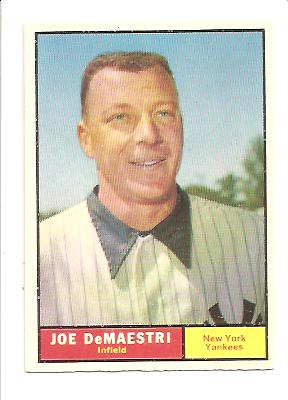1961 Topps #116 Joe DeMaestri